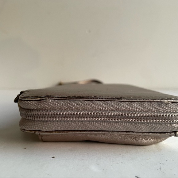 The Sak Small Purse Crossbody Shoulder Bag  Leather Tan Satchel CUTE! - Picture 8 of 14